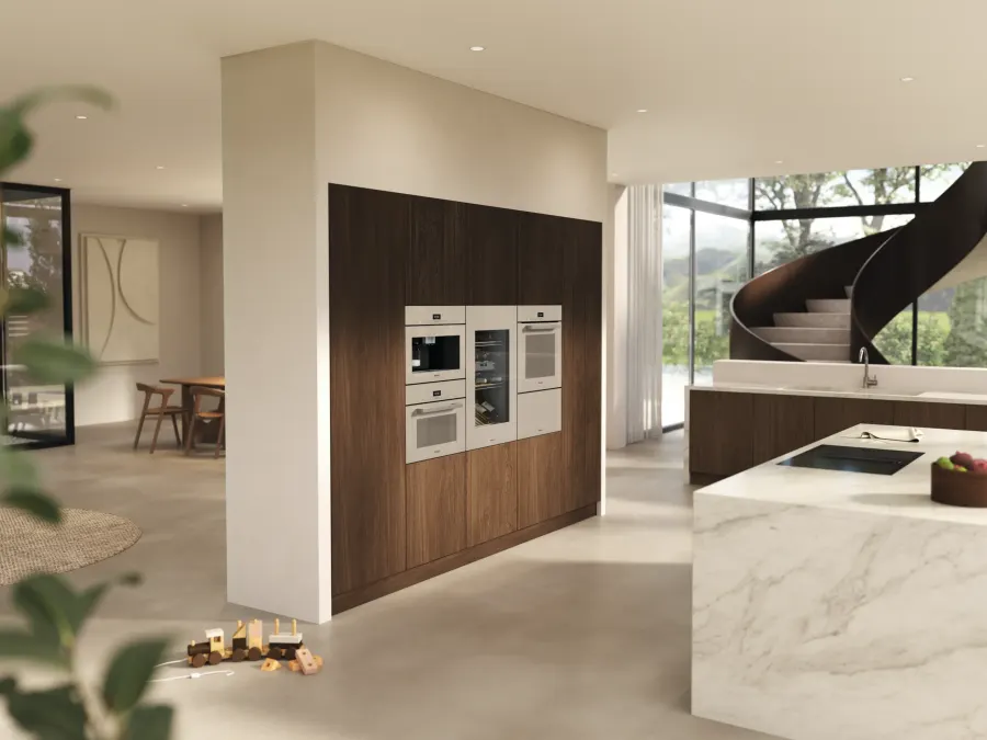 Miele ESW 7030 Perleťová béžová v interiéri