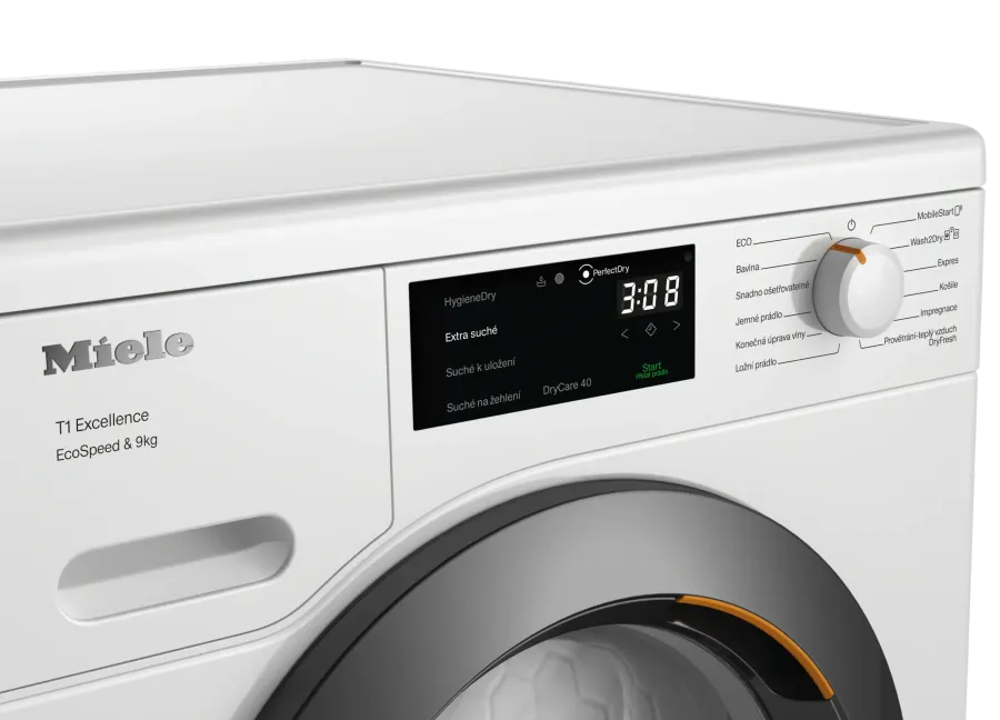 Miele TED 645 WP 9kg – ovládací panel