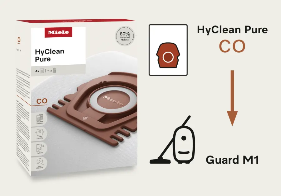 Miele 4 prachové vrecká – detail