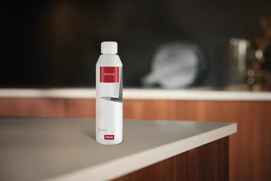 Miele Ošetrovací prostriedok na nerez SteelCare, 250 ml v interiéri