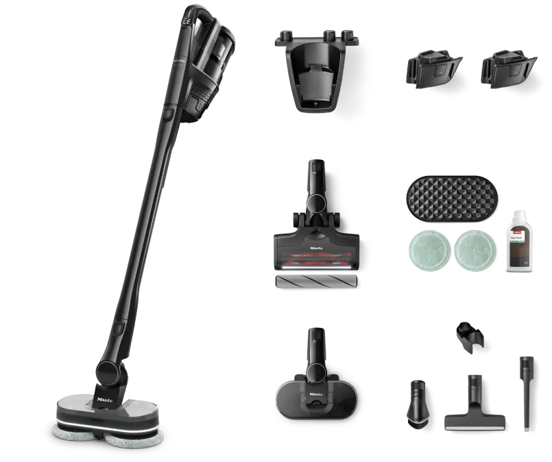 Miele Triflex HX3 Plus Aqua Obsidiánová čierna