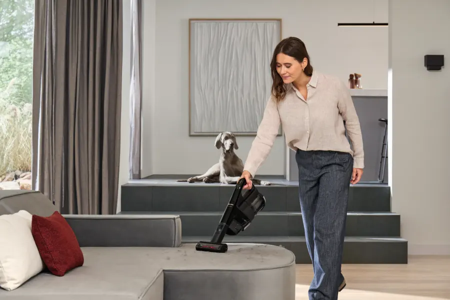Miele Triflex HX3 Cat & Dog Obsidiánová čierna – detail