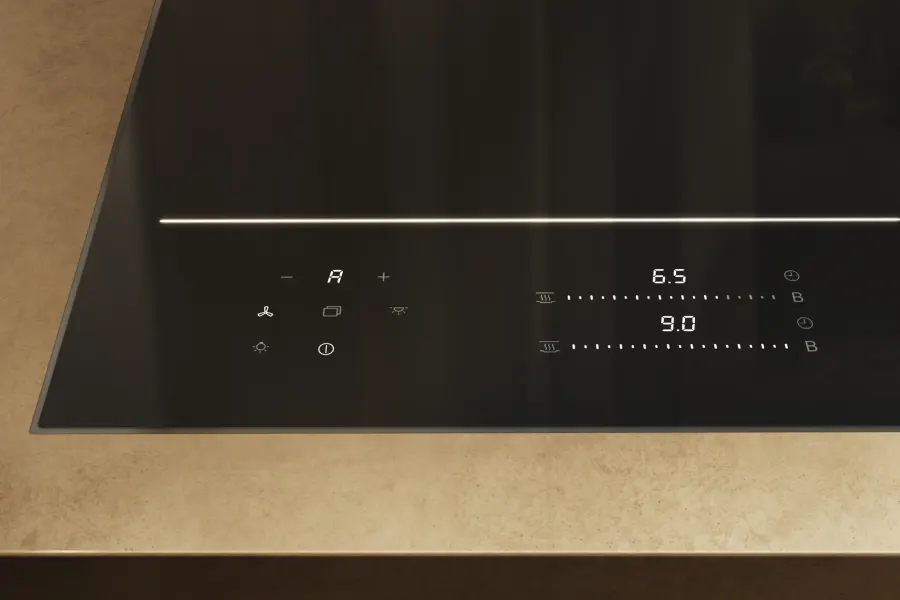 Miele KM 8885 FL Diamond&MSense – ovládací panel