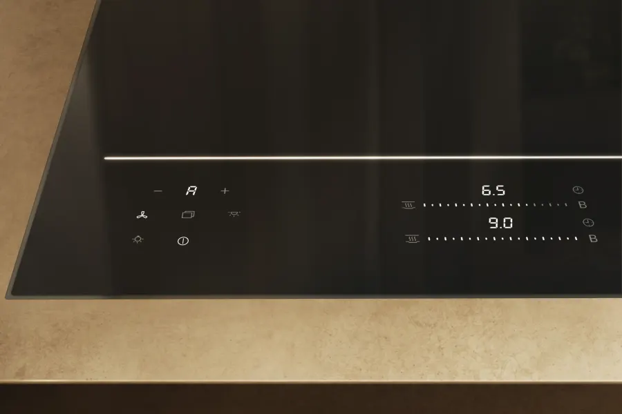 Miele KM 8895 FL Diamond&MSense – ovládací panel