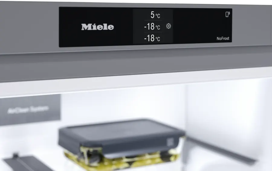 Miele KFFD 6741 Nerezová oceľ/CleanSteel – ovládací panel
