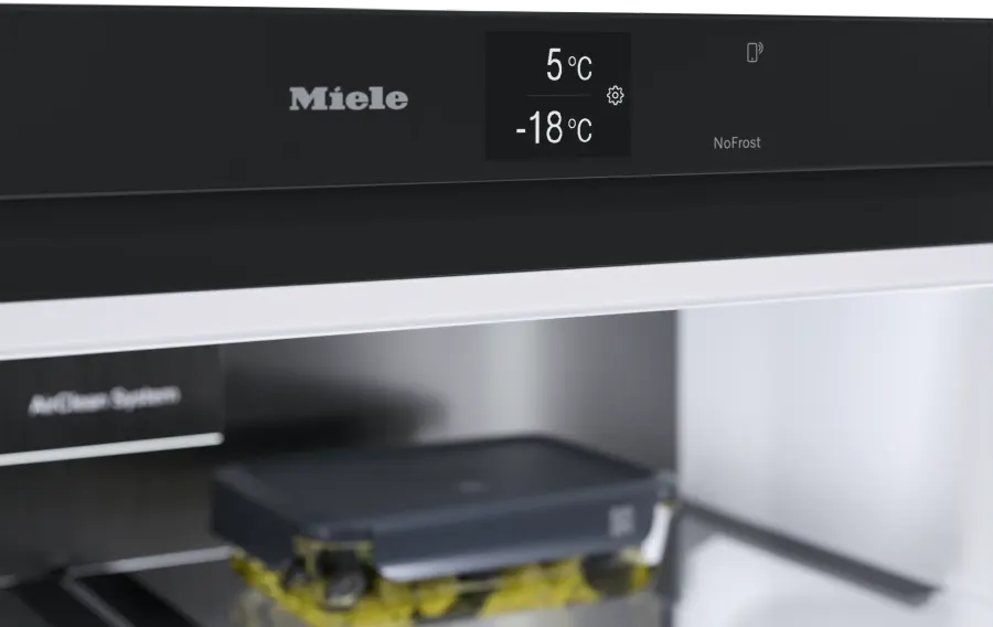 Miele KFFD 6867 Obsidiánová čierna, matná – ovládací panel