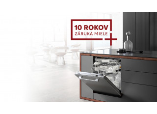 10-ročná záruka na zabudovateľné a plne zabudovateľné umývačky riadu triedy G 5xxx