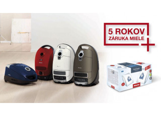 5 rokov záruka na vysávač Miele